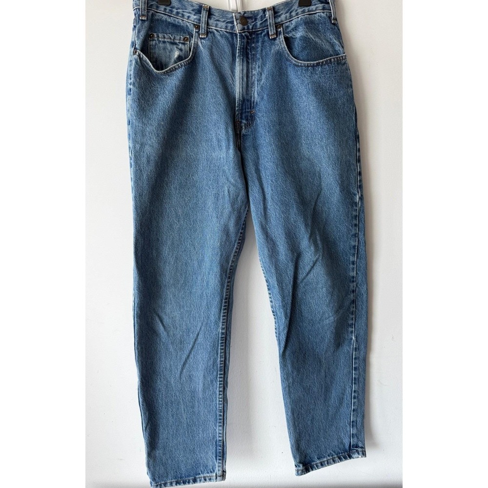 Vintage Gap Loose Fit Jeans Mens 32x30 Blue Denim Straight Leg USA 90s Faded